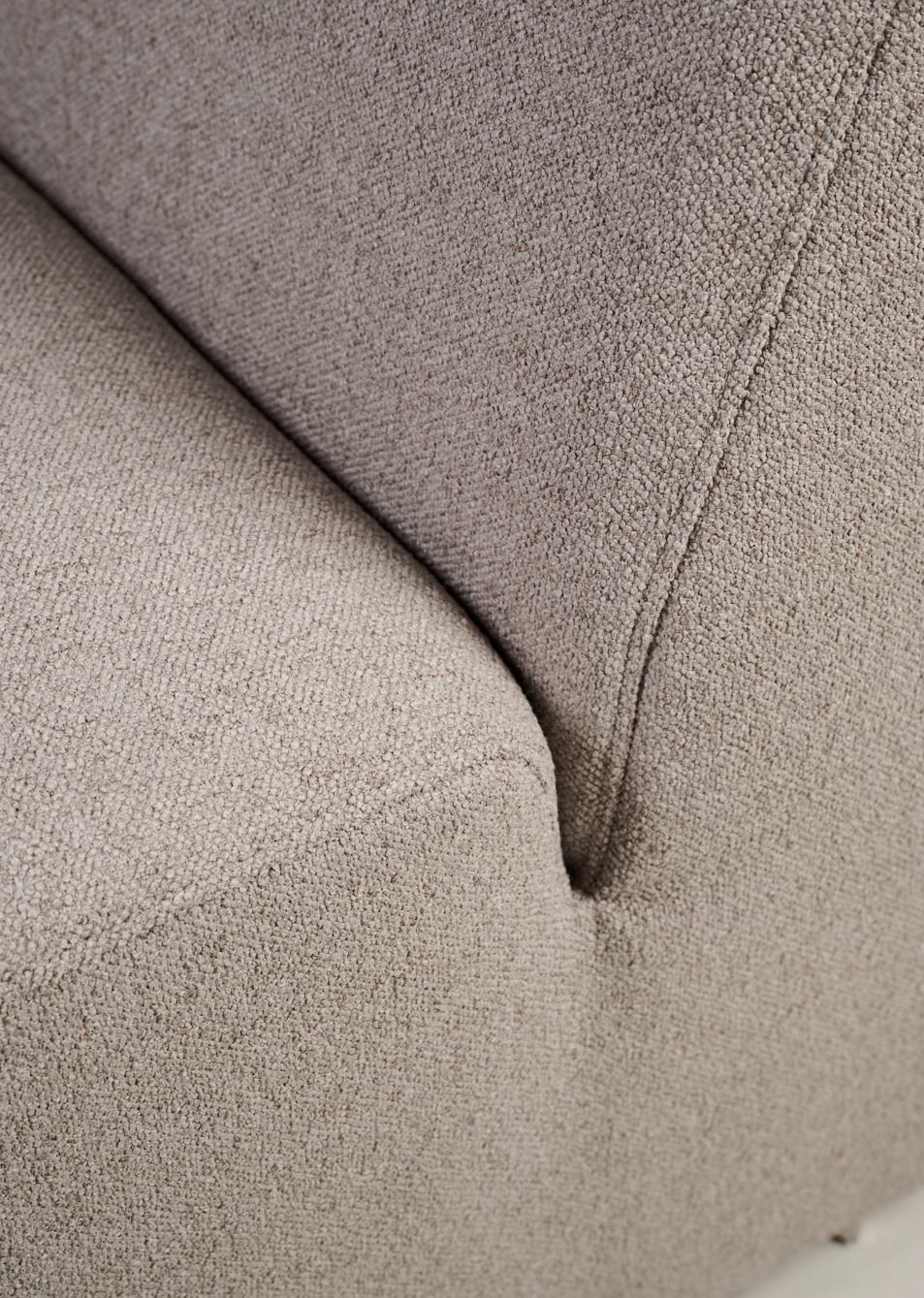 Modulsoffa 1,5 sits utan armstöd beige - 6