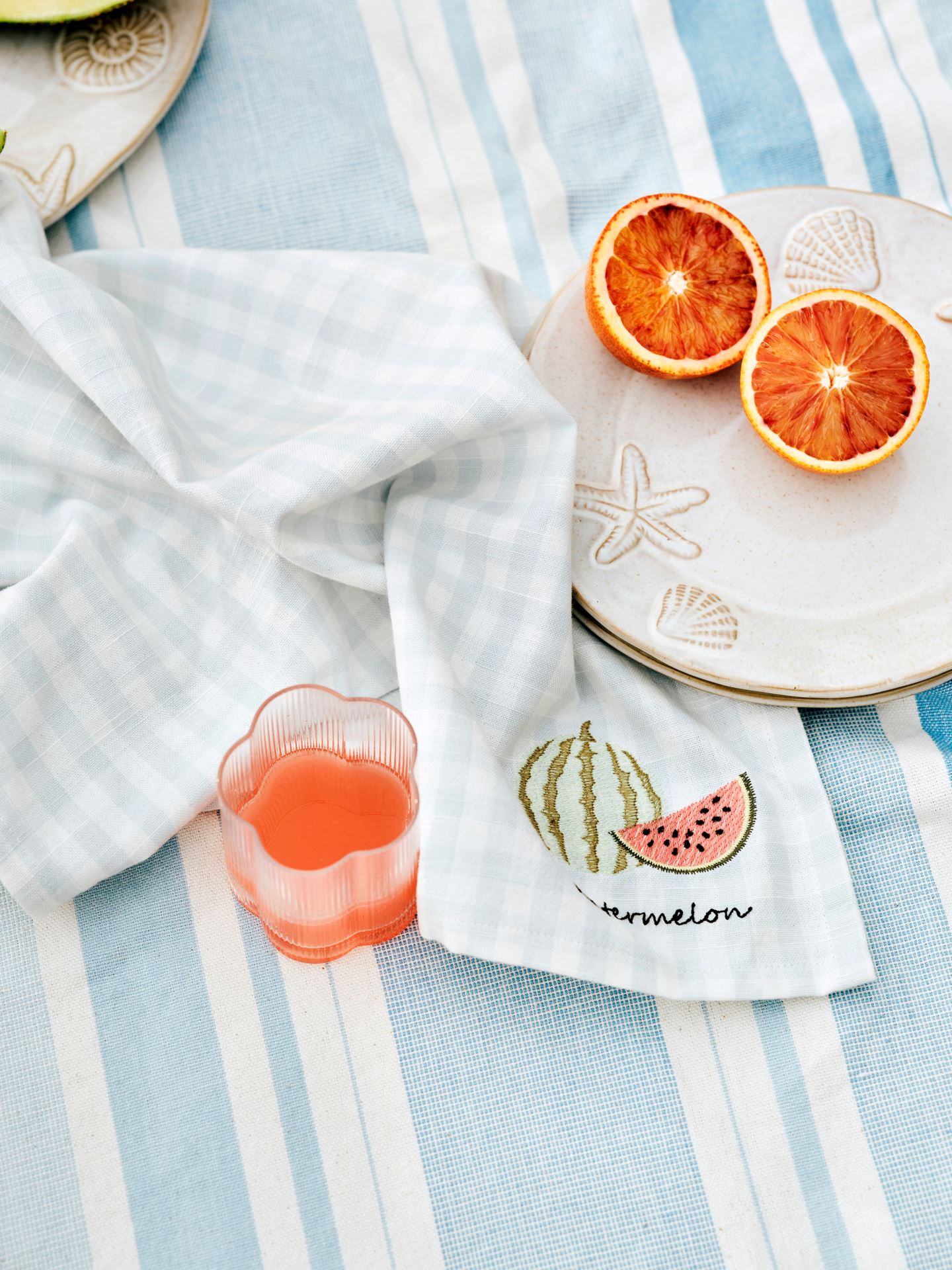 Kökshandduk ljusblå - 2