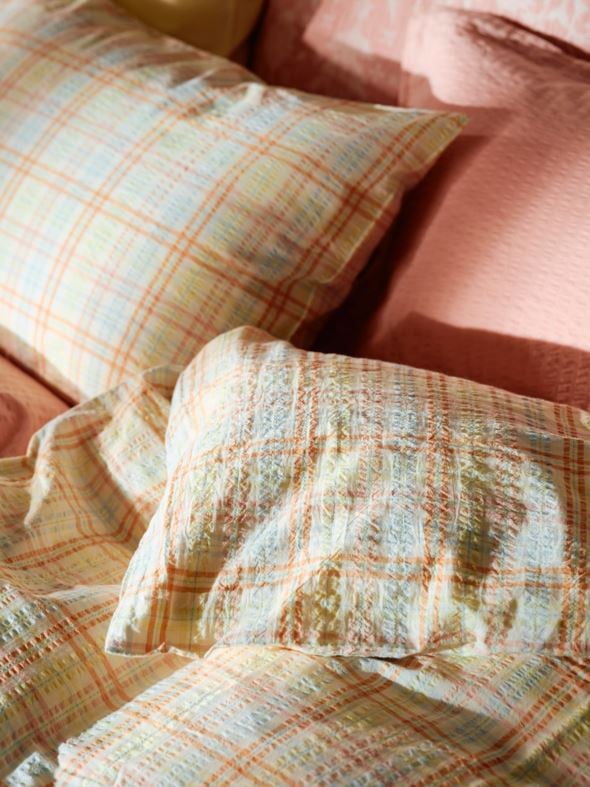 Påslakanset i garnfärgad bäckebölja multi - 2