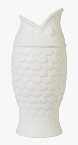 Fish vas offwhite