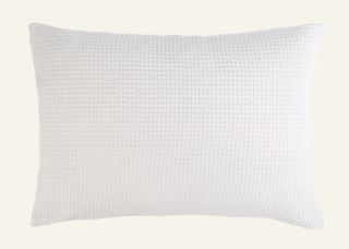 Big Waffel örngott i bomull vit