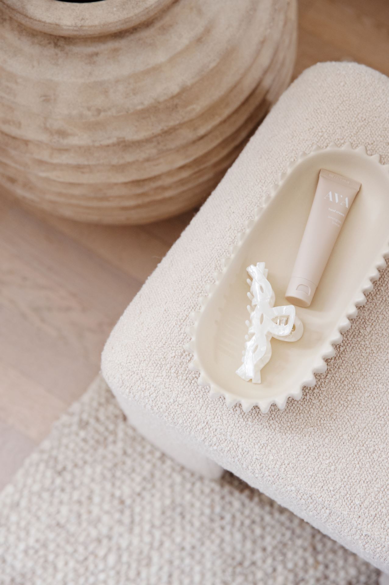 Hårklämma offwhite - 2