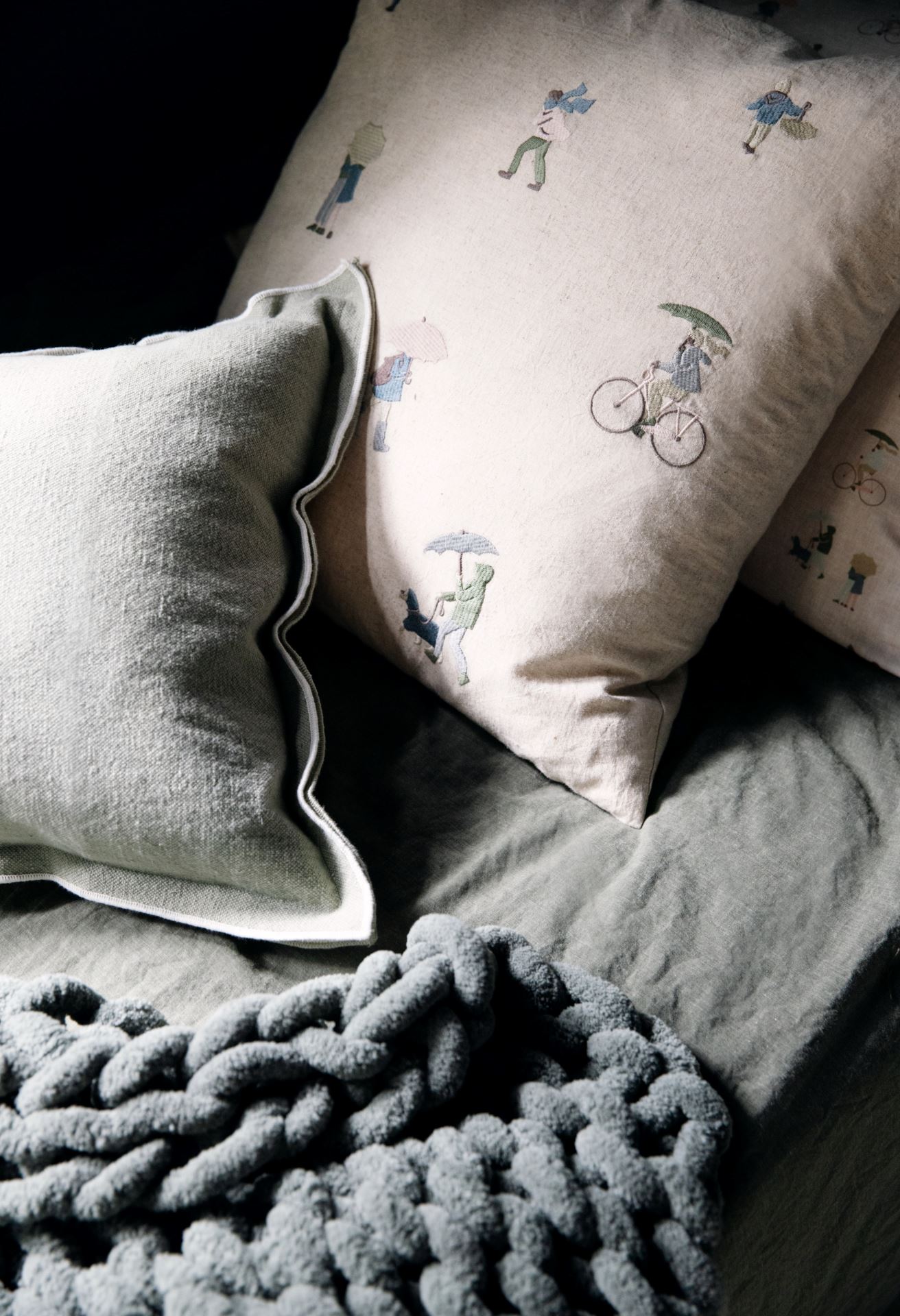 Kuddfodral grön - 3