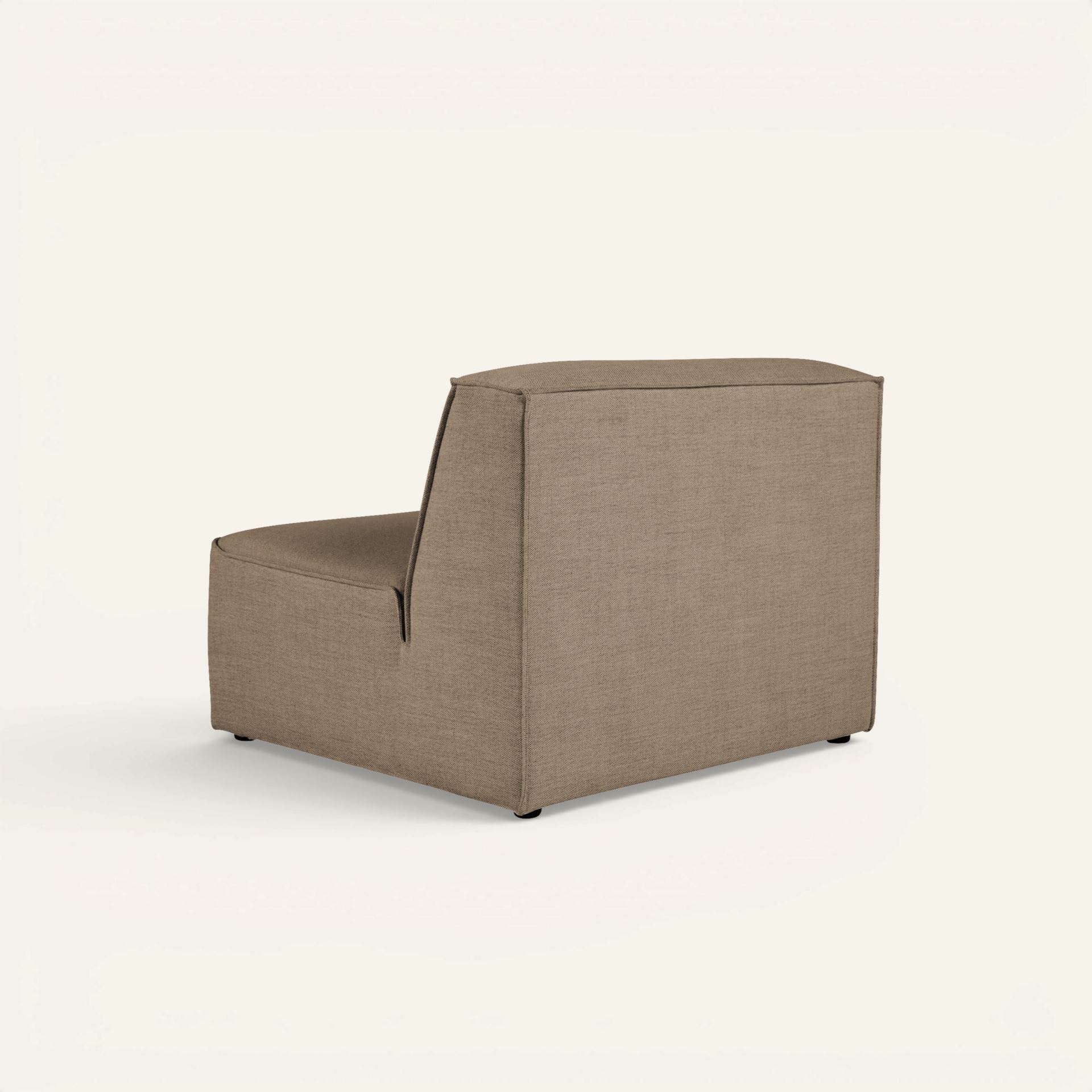 Modul 1,5-sits utan armstöd taupe - 3
