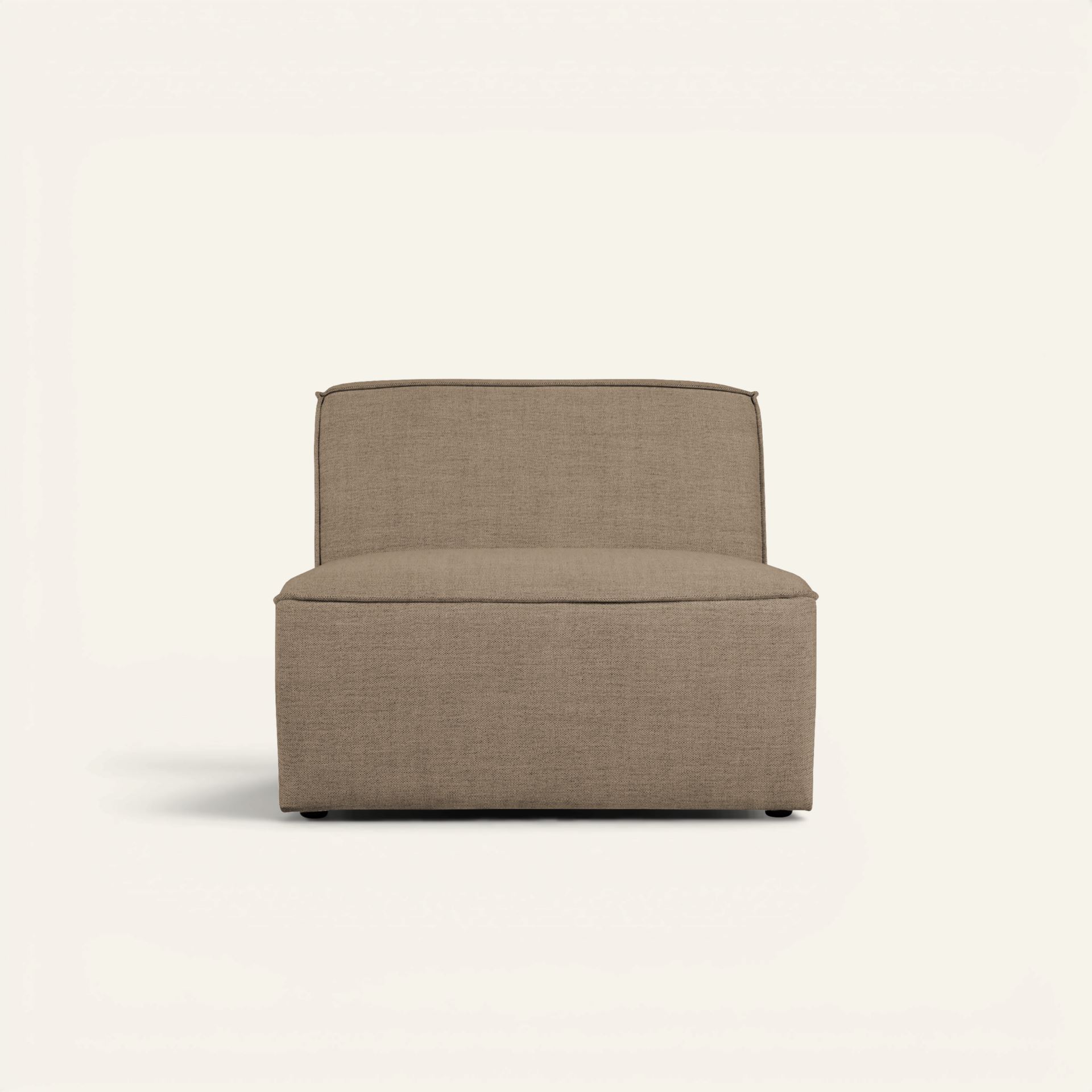 Modul 1,5-sits utan armstöd taupe - 90x93x73 cm taupe - 1