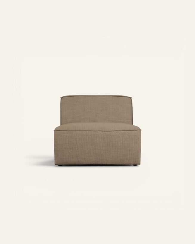 Modul 1,5-sits utan armstöd taupe - 90x93x73 cm taupe - 1