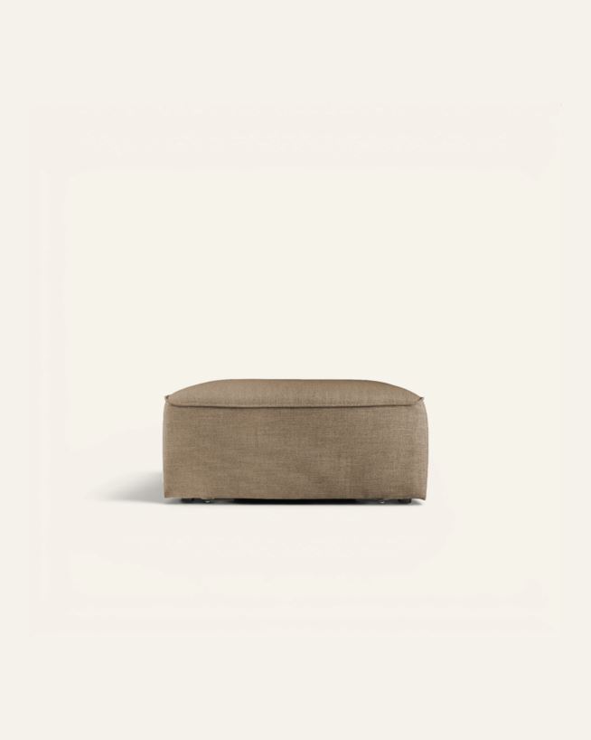 Modul puff taupe - 98x93x44 cm taupe - 1
