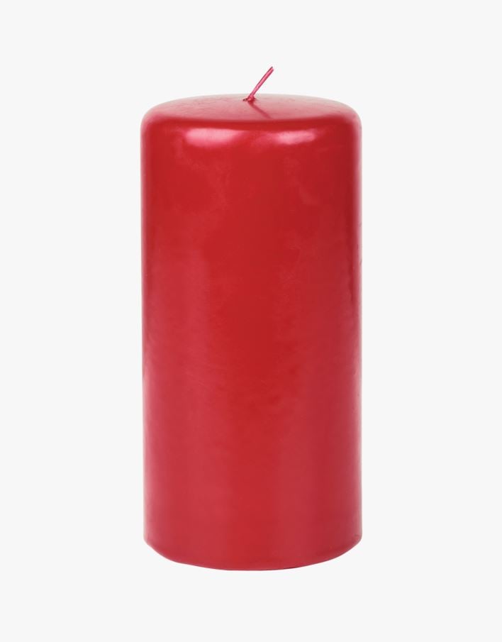 Blockljus röd - 6,8x15 cm röd - 1