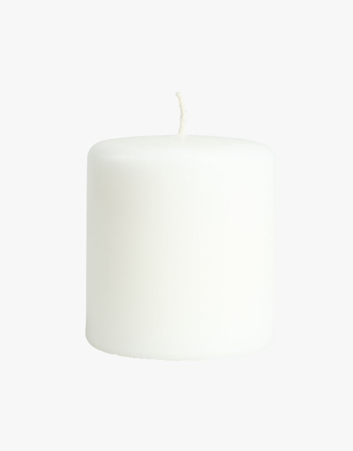 Blockljus vit - 8,8x10 cm vit - 1