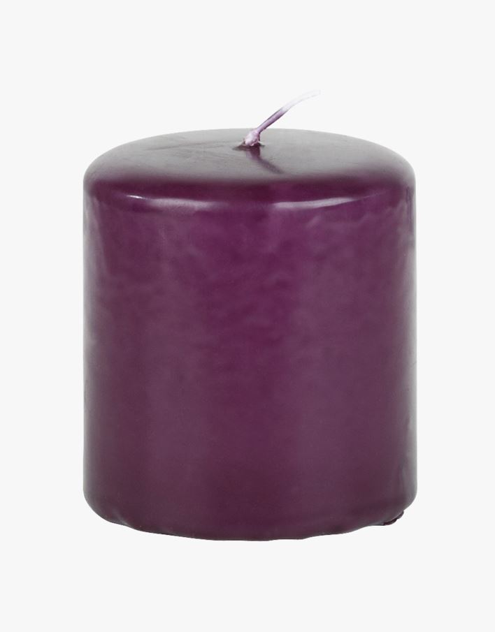 Blockljus aubergine - 8,8x10 cm aubergine - 1