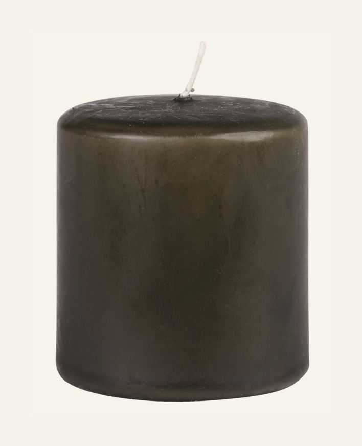 Blockljus olivgrön - 6,8x15 cm olivgrön - 1