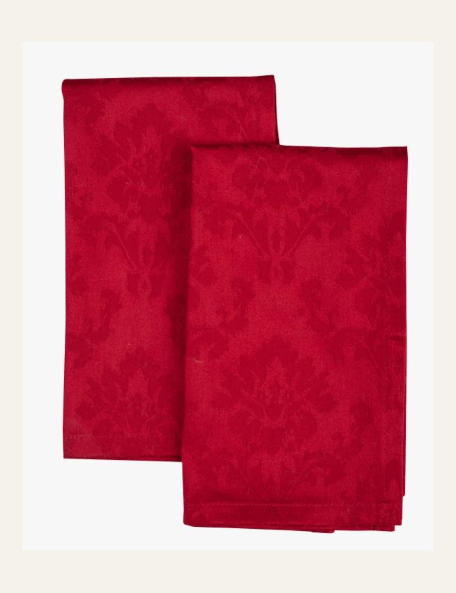 2-pack tygservetter röd - 2