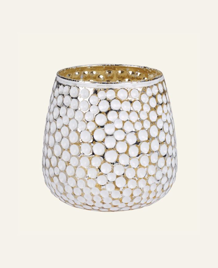 Värmeljushållare vit - 9,5x10 cm vit - 1