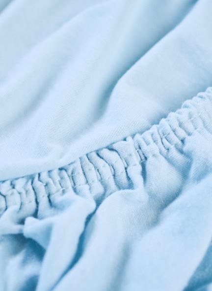Dra-på-lakan ljusblå - 3