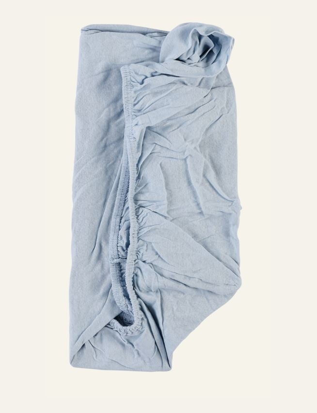 Dra-på-lakan ljusblå - 2