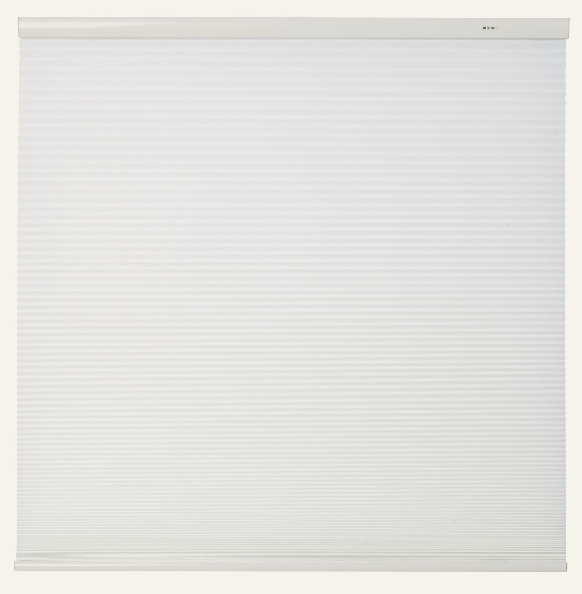 Ljusfiltrerande dubbel plisségardin vit - 80x210 cm vit - 1