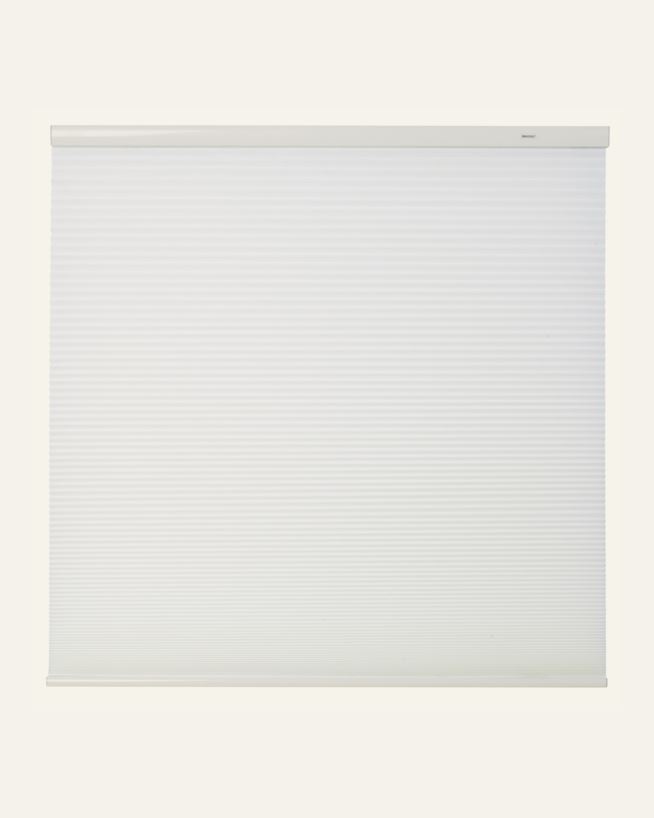 Ljusfiltrerande dubbel plisségardin vit - 80x210 cm vit - 1