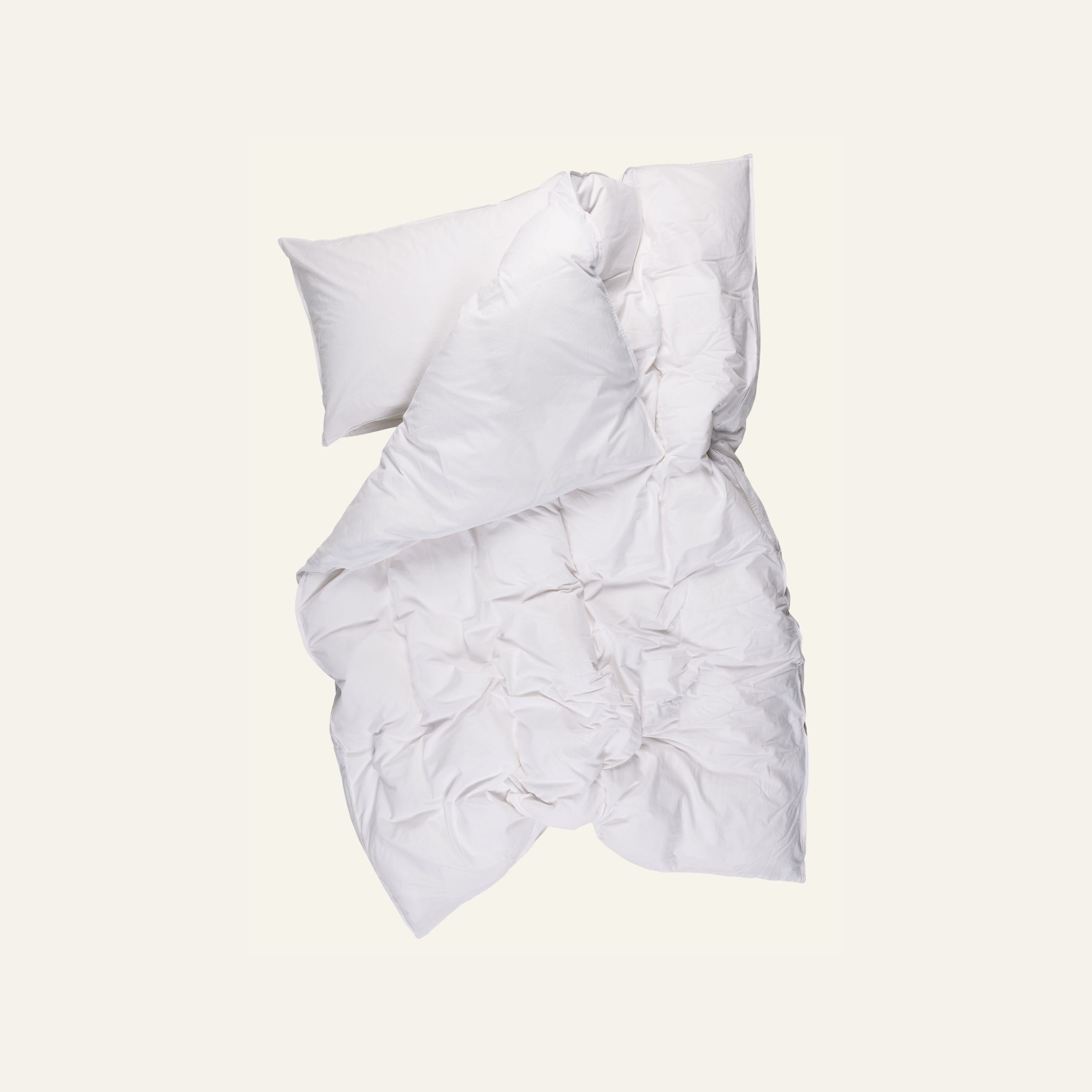 Påslakanset i bomull vit - 3