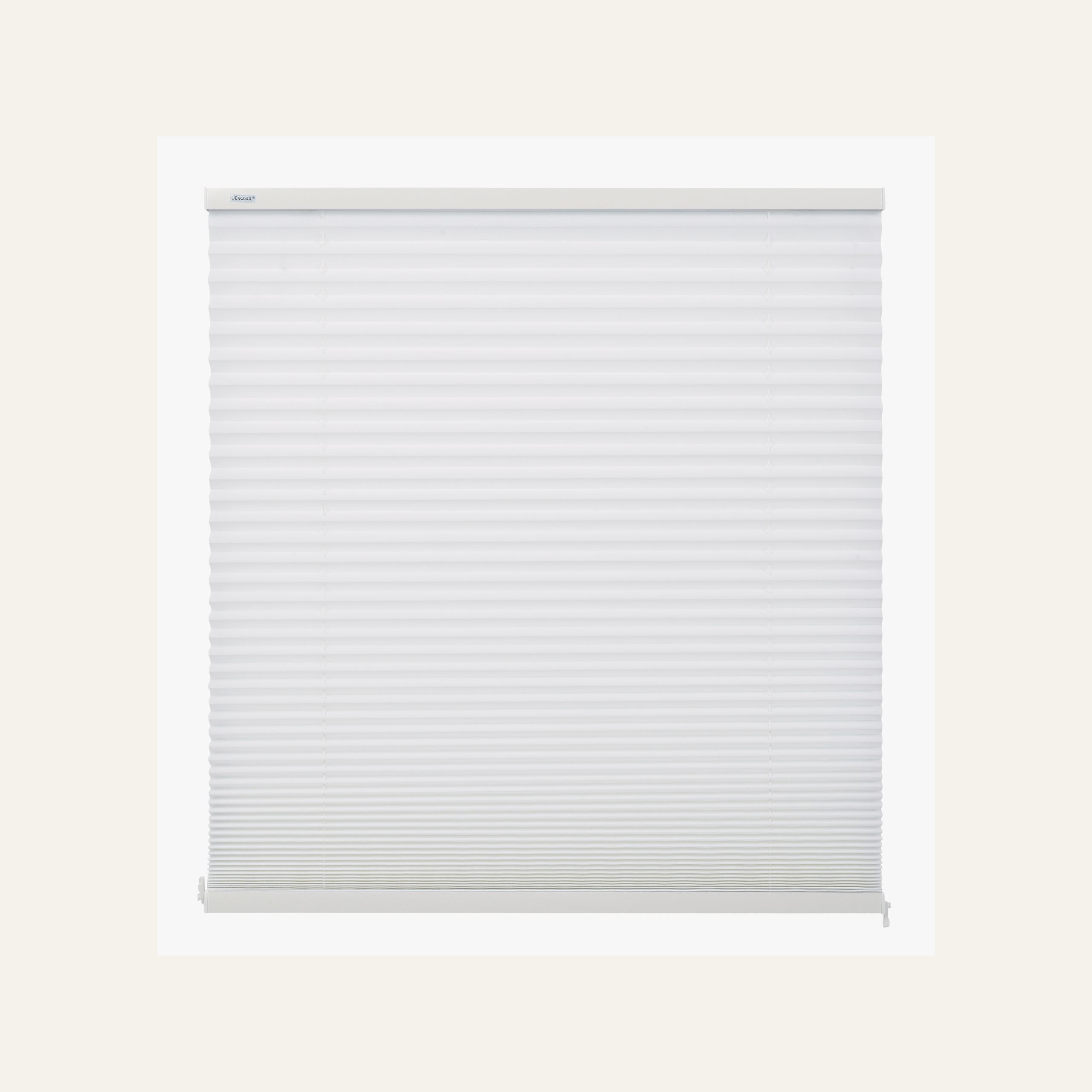 Ljusfiltrerande plisségardin vit - 4