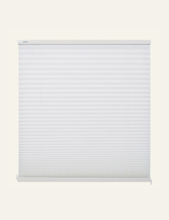 Ljusfiltrerande plisségardin vit - 4