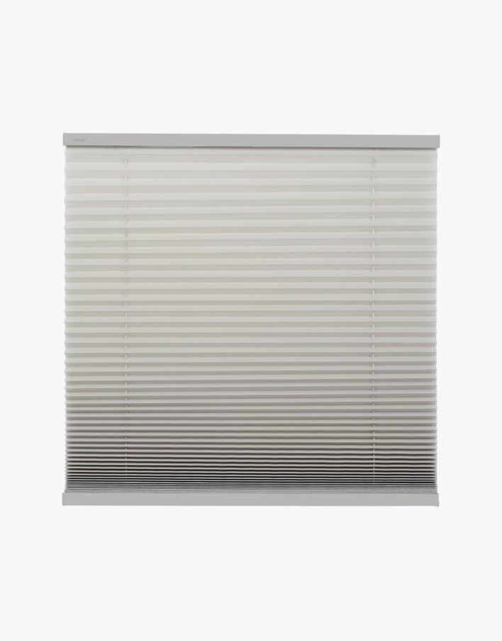 Ljusfiltrerande plisségardin grå - 100x160 cm grå - 1