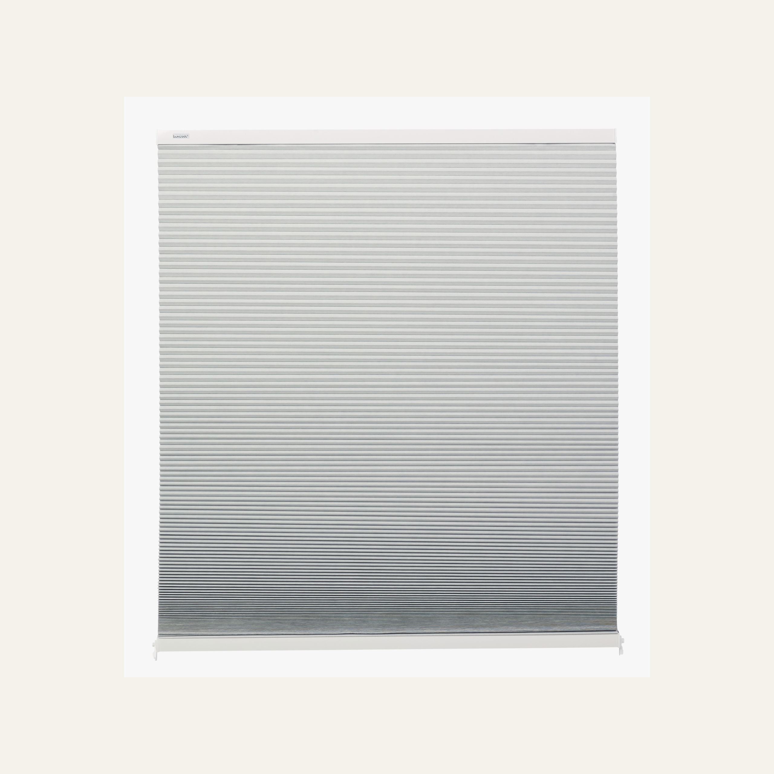 Mörkläggande dubbel plisségardin vit - 2