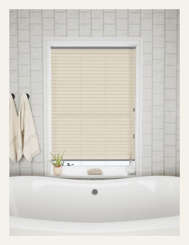 Basic plisségardin m/snöre 25mm dubbel multi - 2