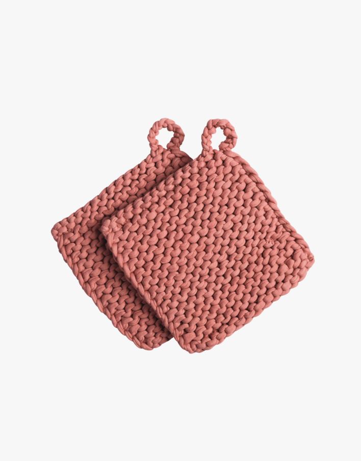 Grytlappar rosa - 19x19 cm rosa - 1