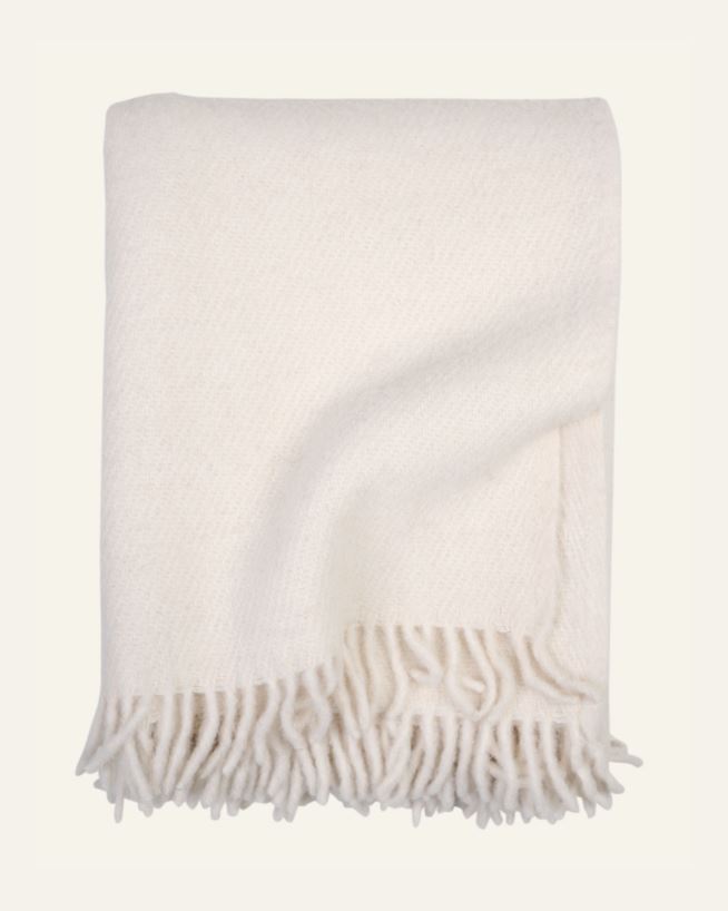 Ullpläd offwhite - 130x170 cm offwhite - 1
