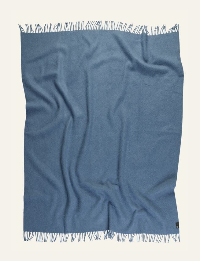 Ullpläd blå - 2