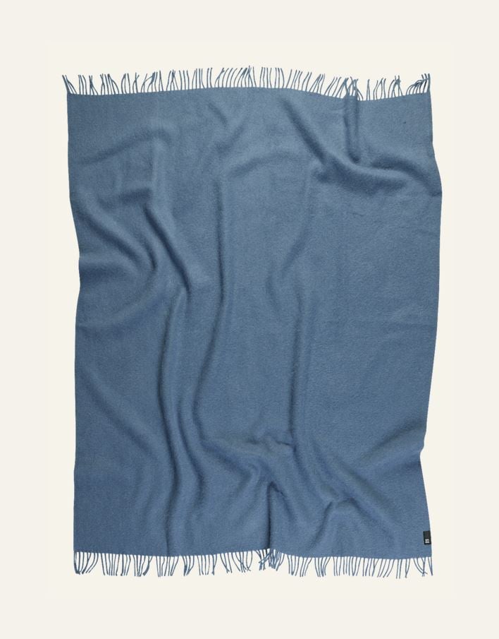Ullpläd blå - 2