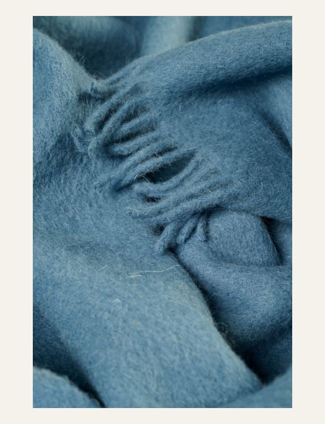 Ullpläd blå - 3