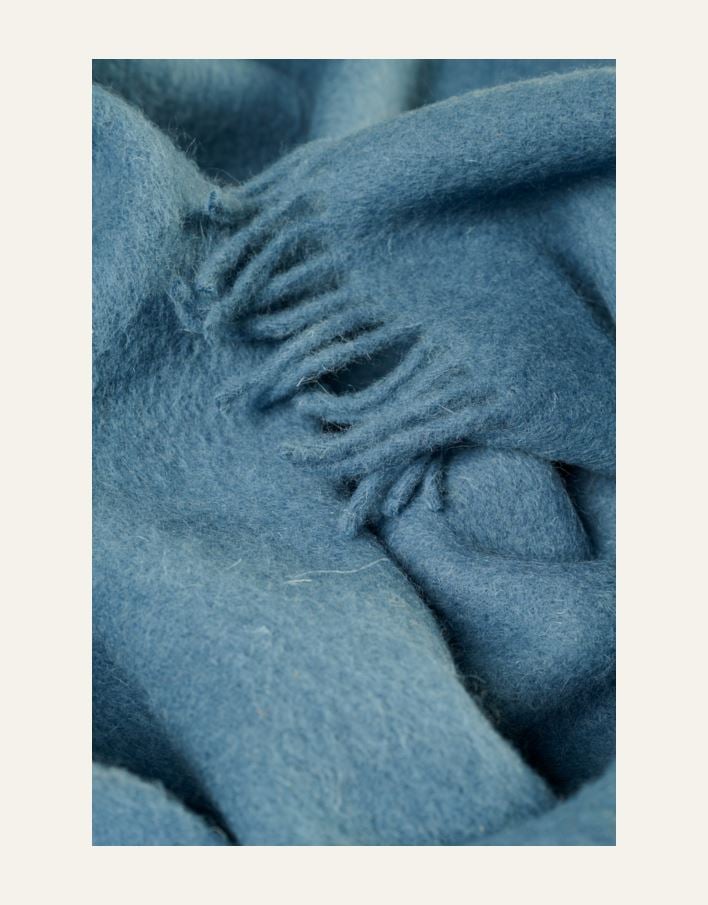 Ullpläd blå - 3