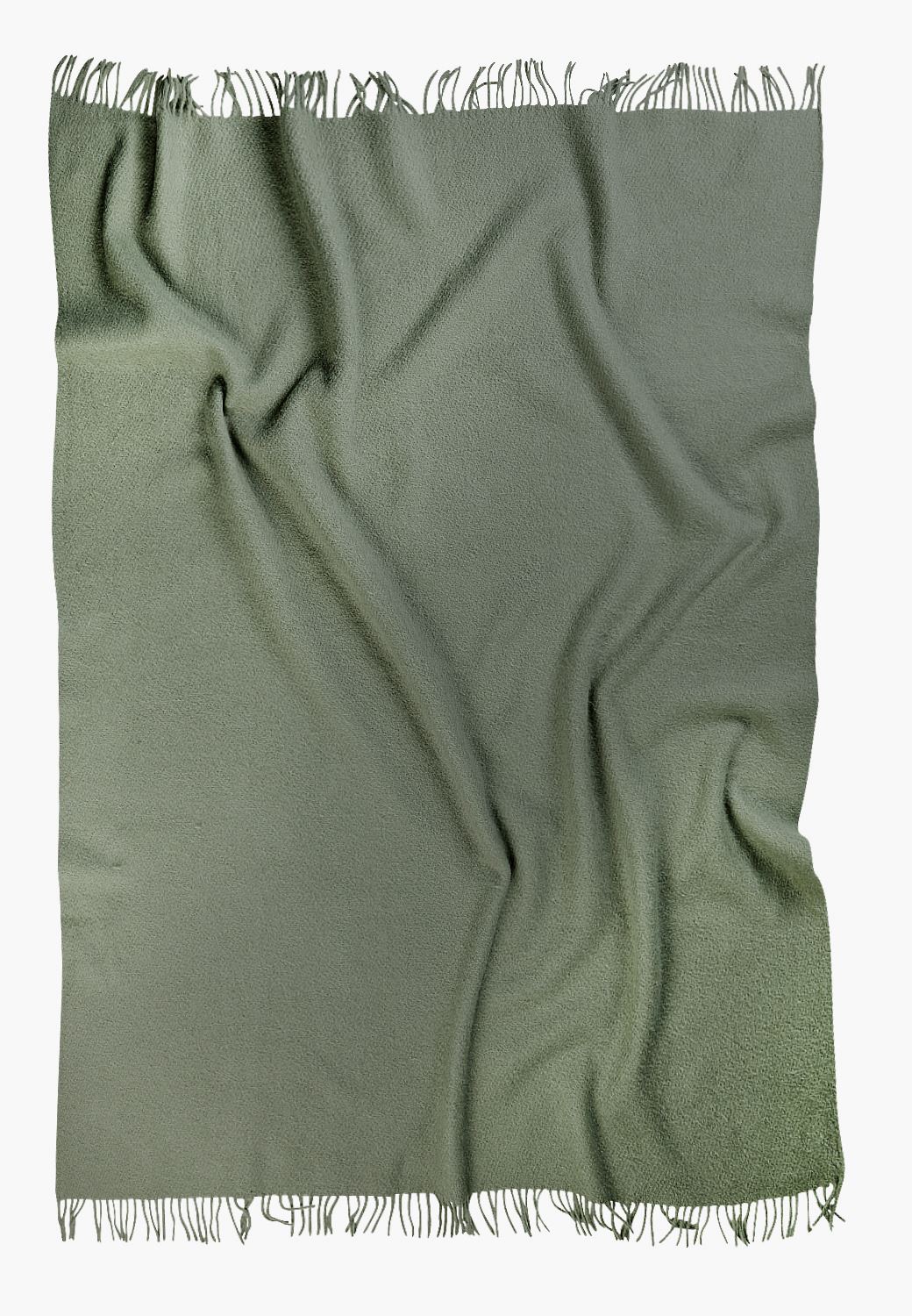 Ullpläd lindblomsgrön - 2