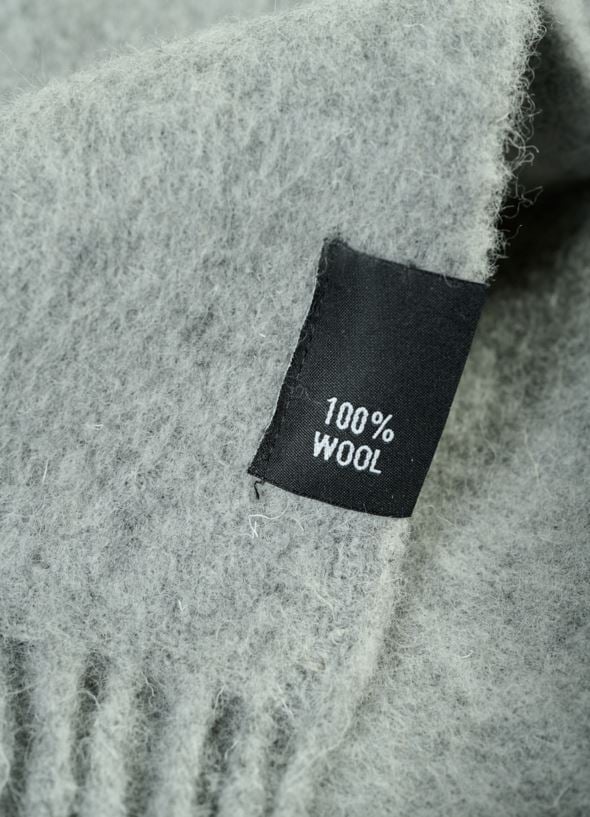 Ullpläd grå - 3