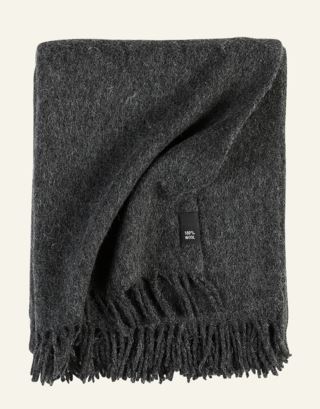 Gol ullpläd grafitgrå