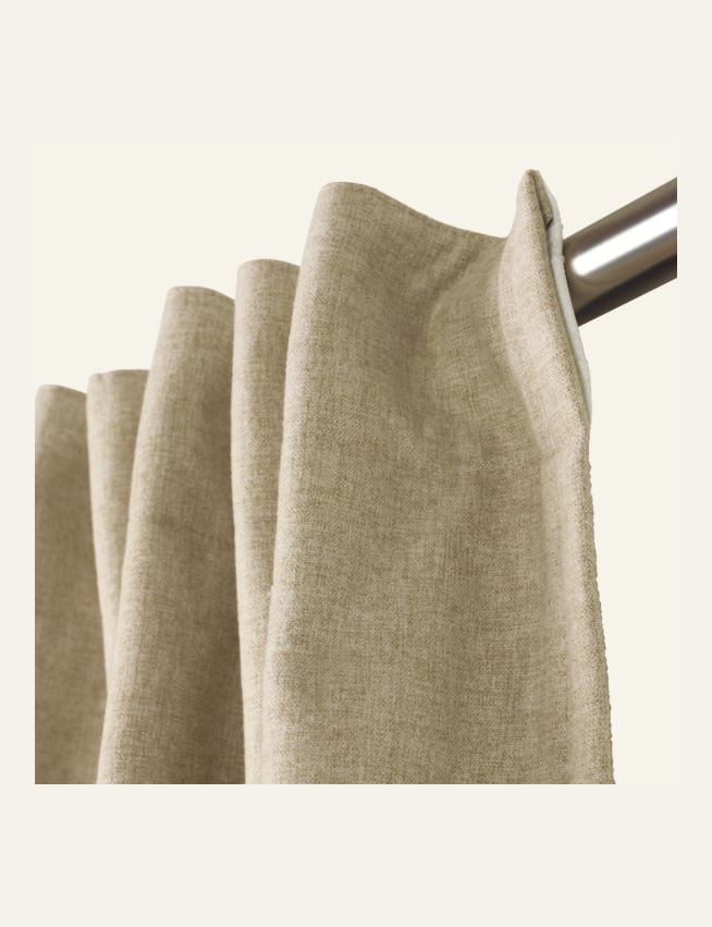 Ljusdämpande gardin beige - 2