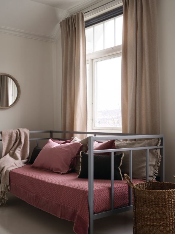 Ljusdämpande gardin beige - 5