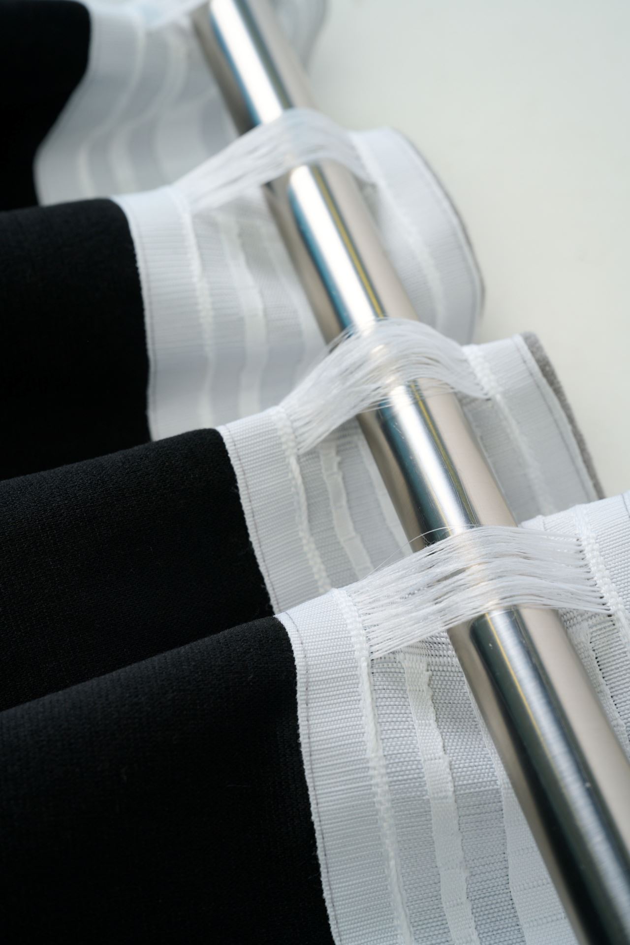 Ljusdämpande gardin ljusgrå - 5