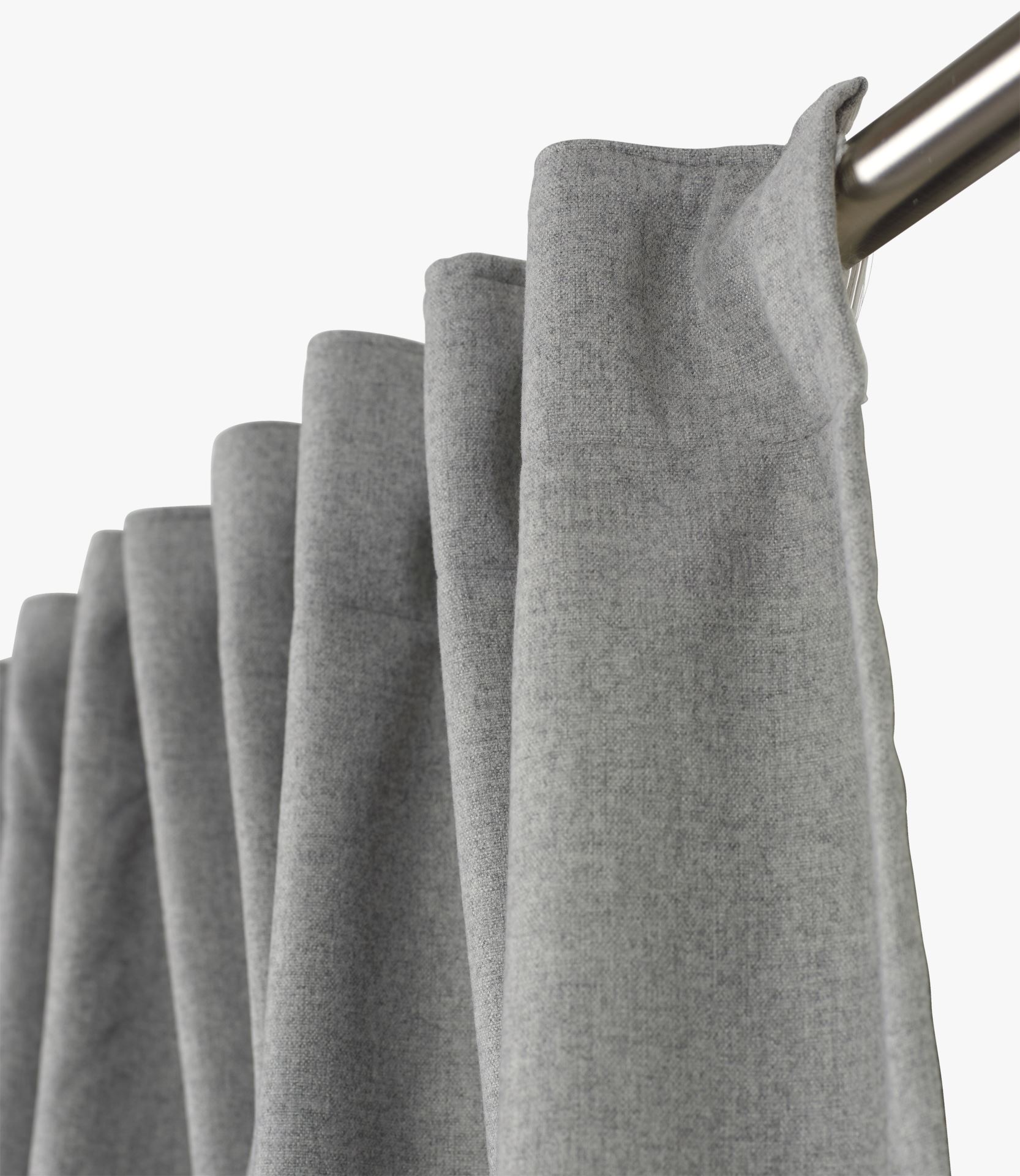 Ljusdämpande gardin ljusgrå - 6