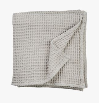 Big Waffel överkast beige