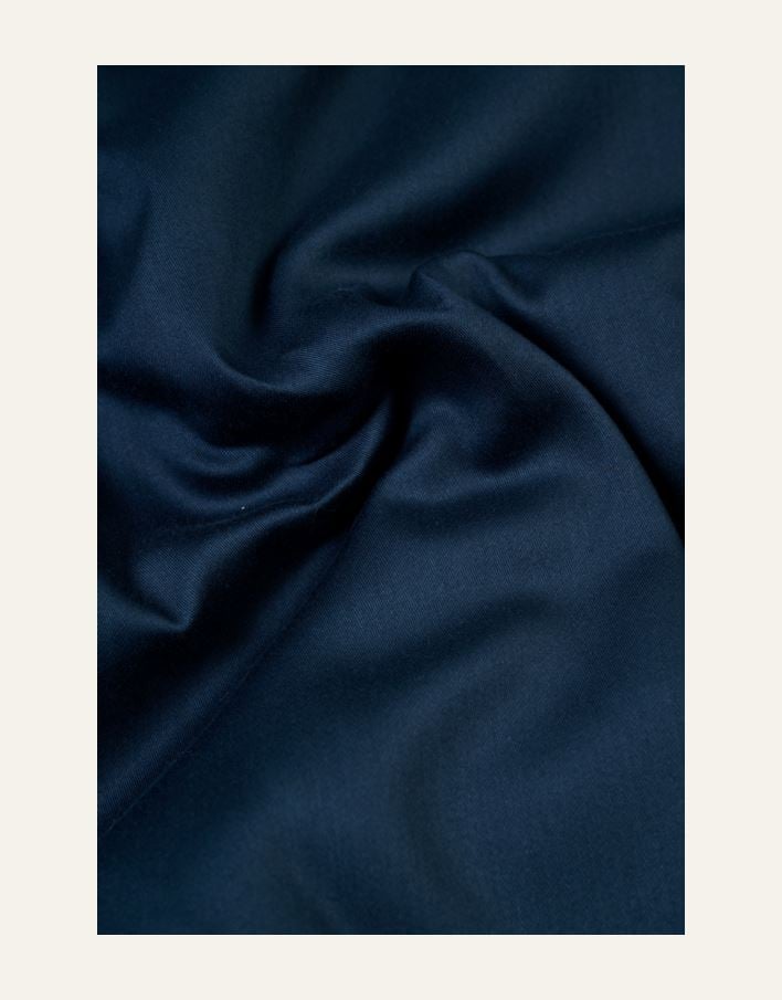 Påslakanset i egyptisk bomull satin dimblå - 2