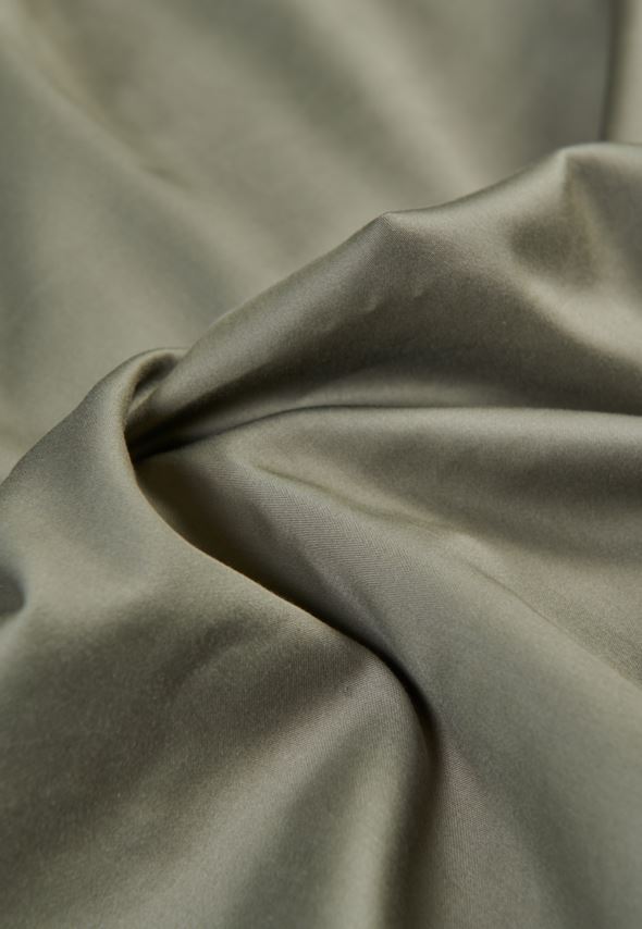 Påslakanset i egyptisk bomull satin olivgrön - 3