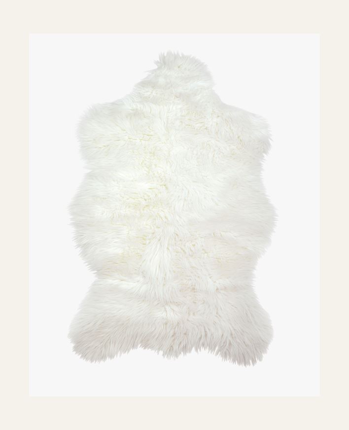 Fårskinn offwhite - 80-90cm offwhite - 1