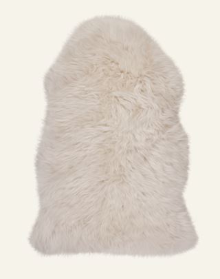 Longwool fårskinn natur