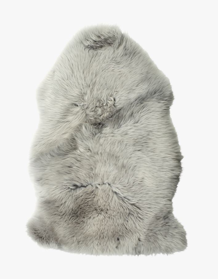 Longwool fårskinn grå  - 80-90cm grå - 1