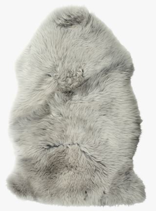 hemtex Longwool fårskinn grå