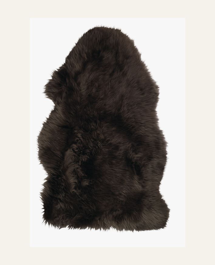 Fårskinn mörkbrun - 80 mörkbrun - 1