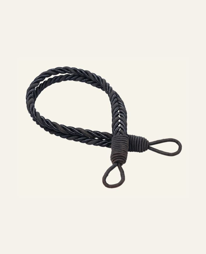 Gardinsnöre grå - 65 cm grå - 1