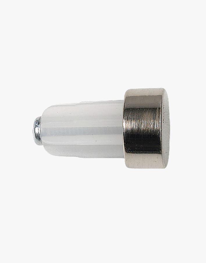 Gardinknopp, 2-pack stål - 22/25 mm stål - 1